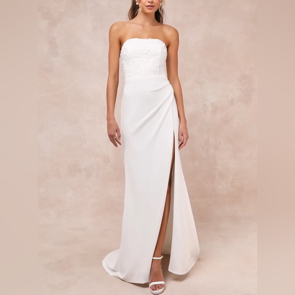 Lulus Wedding Dress - Size Large